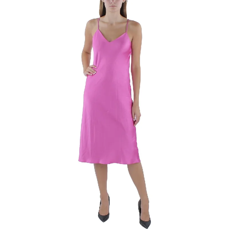 Womens Silk Long Slip Dress Tunics Top rated