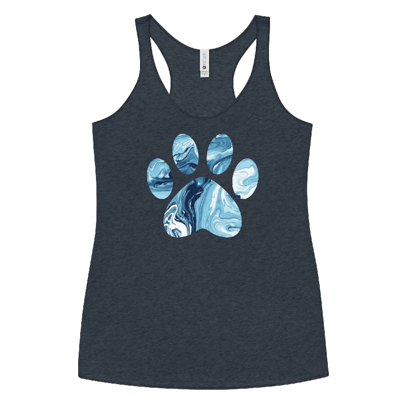 Marbled Paw Tank Top loose fit tank