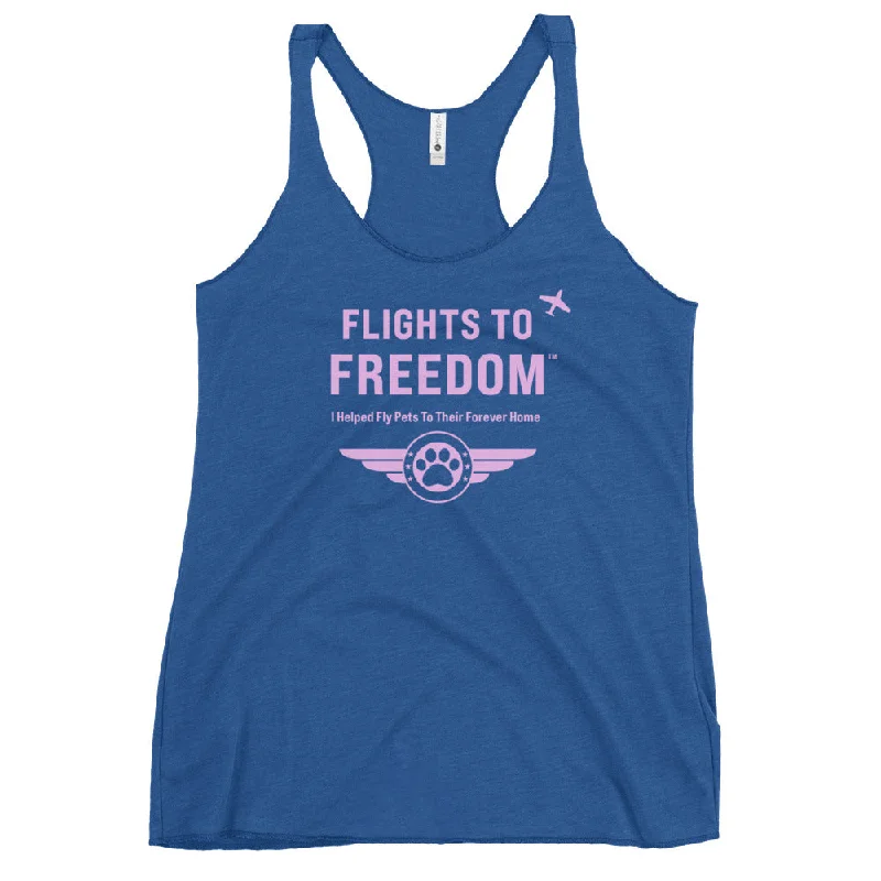 Flights to Freedom For Pets Tank crossback tank top