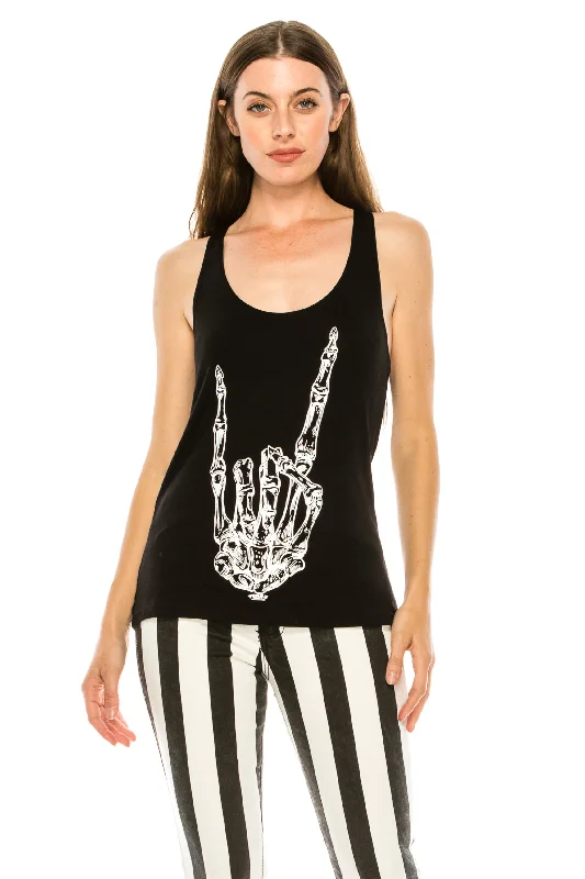 METAL FINGERS TANK TOP vibrant tank top