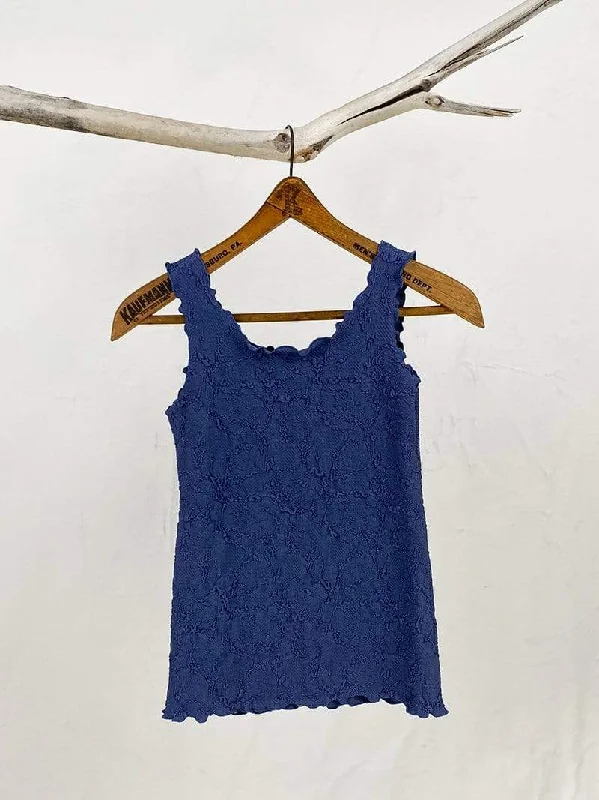 Haystacks Blue Indigo Jafa Charming Tank Top BF24 yoga tank top