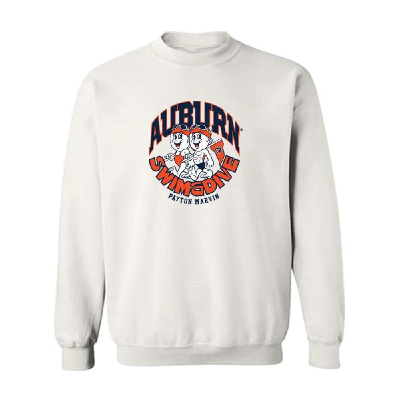 Auburn - NCAA Women's Swimming & Diving : Payton Marvin - Crewneck Sweatshirt Fashion Shersey Hoodie with Relaxed Fit Easy Casual