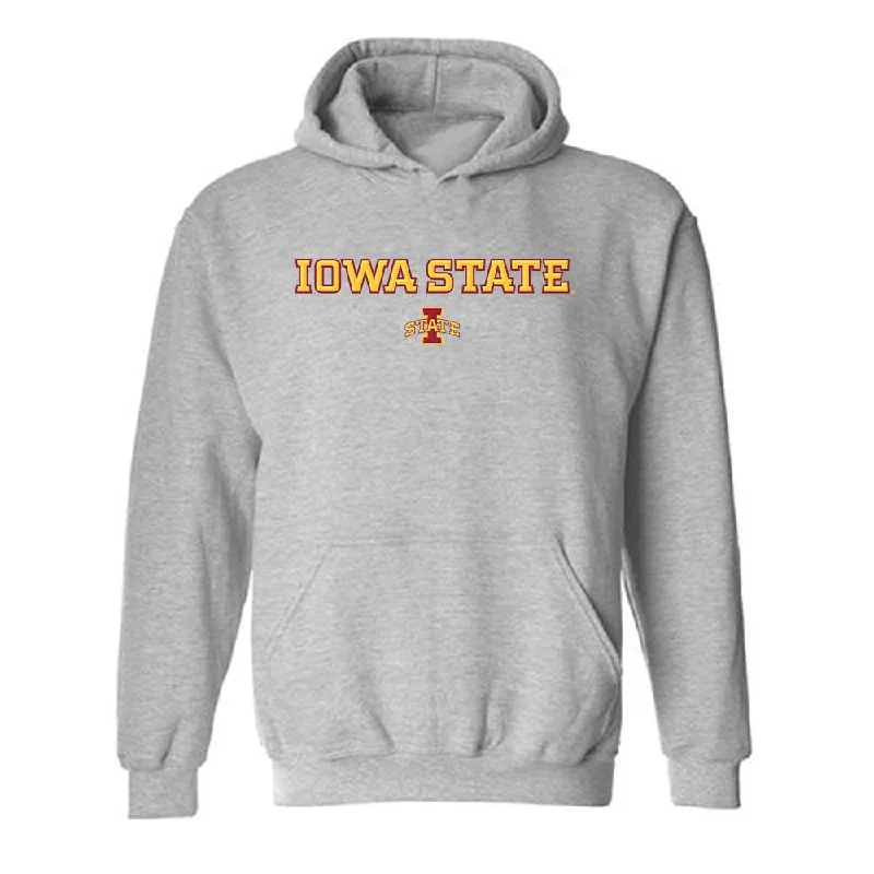 Iowa State - NCAA Women's Track & Field : Kailynn Gubbels - Classic Shersey Hooded Sweatshirt Hoodie with Distressed Vintage Worn