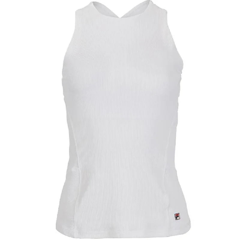 Fila Women's Baseline Halter Tank TW13A749-100 modal blend tank