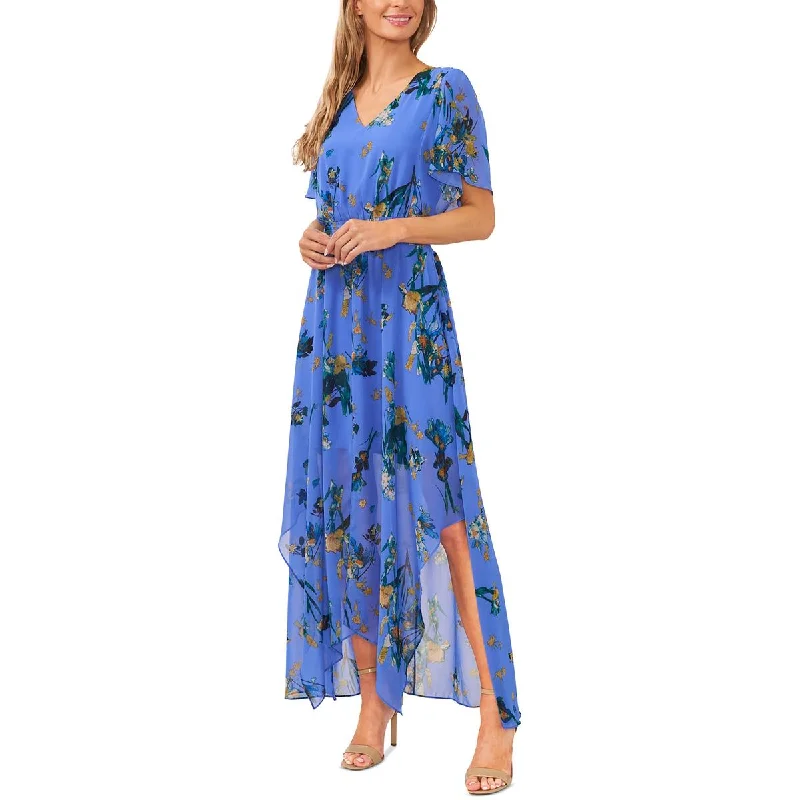 Womens Smocked Long Fit & Flare Dress Tunics Stylish modern