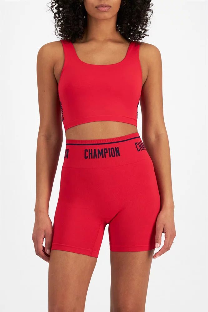 CHAMPION WOMEN'S ROCHESTER RED TANK halter tank top