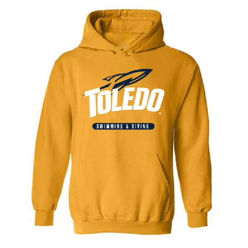 Toledo - NCAA Women's Swimming & Diving : Janne Slegers - Hooded Sweatshirt Hoodie with Reflective Safety Nightwear