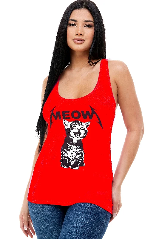 MEOW LICKA TANK TOP chic tank top