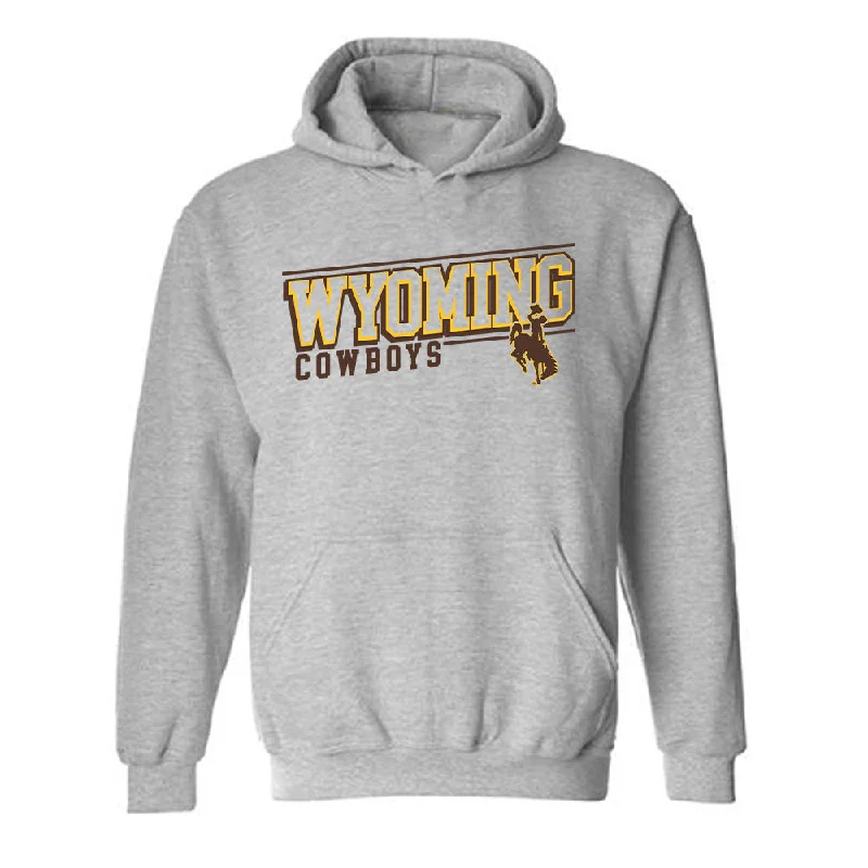 Wyoming - NCAA Women's Swimming & Diving : Gabriella Haigler - Classic Shersey Hooded Sweatshirt Hoodie with Hem Fringe Bohemian Relaxed