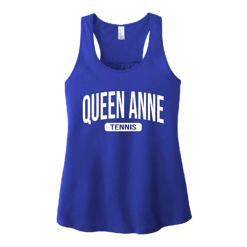 The Big Queen Anne Arch | Deep Royal Tank beige tank top