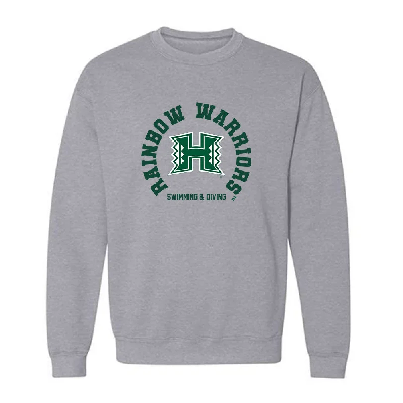 Hawaii - NCAA Women's Swimming & Diving : Camille Radosavljevic - Classic Shersey Crewneck Sweatshirt Hoodie with Drawstring Waist Adjustable Fitted