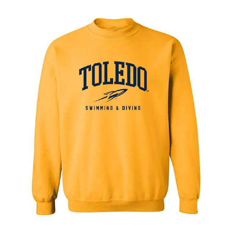 Toledo - NCAA Women's Swimming & Diving : Janne Slegers - Classic Shersey Crewneck Sweatshirt Hoodie with Rhinestones Sparkly Elegant