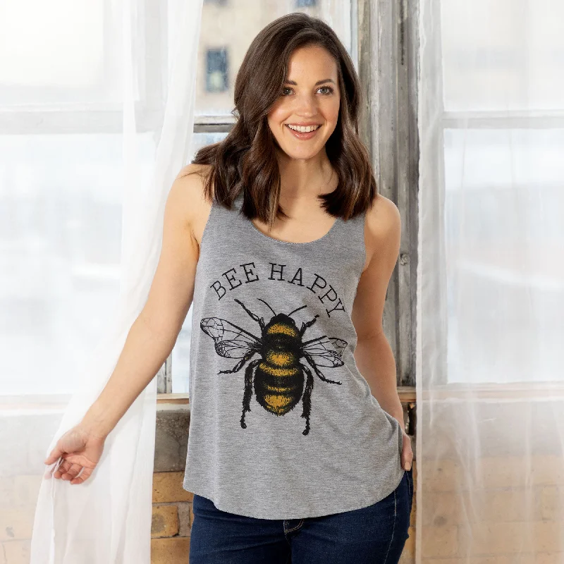 Bee Happy Tank Top breathable tank top