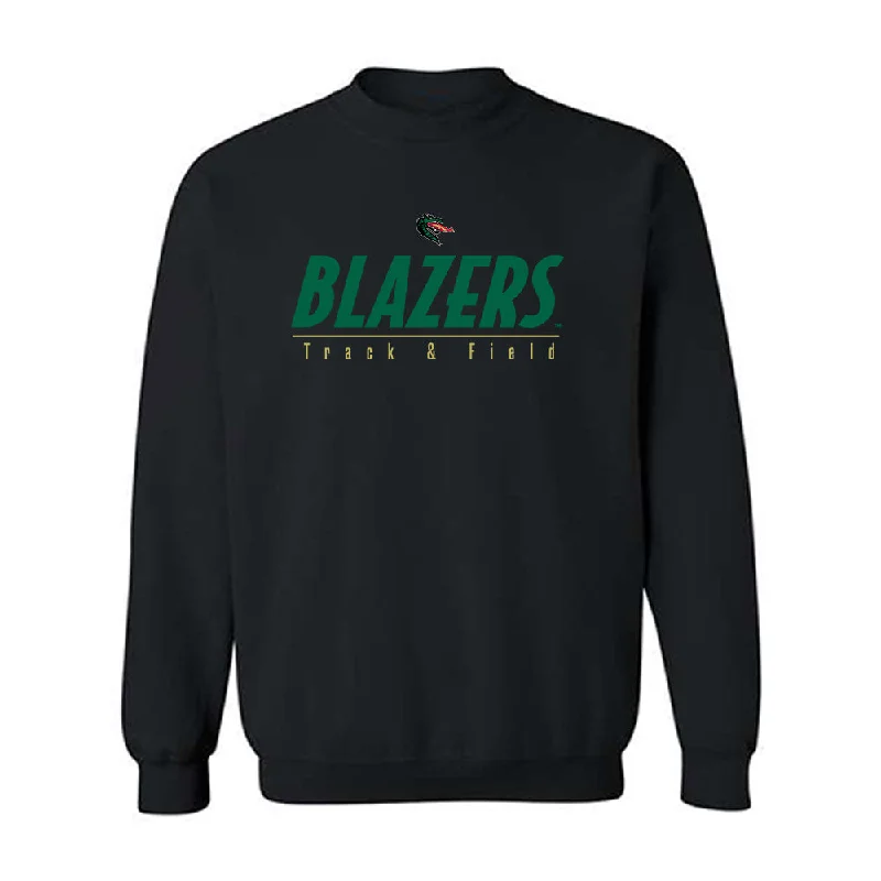 UAB - NCAA Women's Track & Field : Annika Huff - Crewneck Sweatshirt Hoodie with High-Low Hem Asymmetrical Trendy