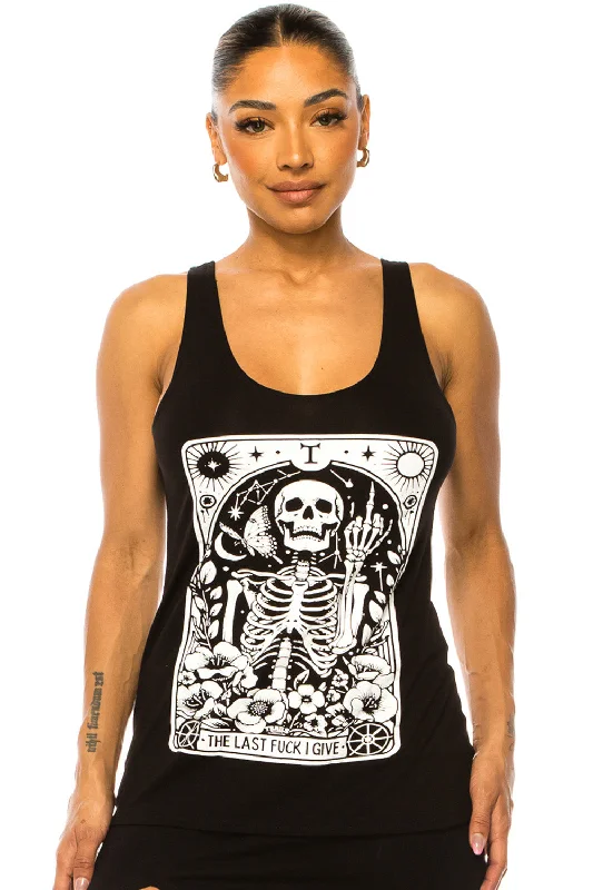 THE LAST F*CK I GIVE TANK TOP WOMENS breathable tank top