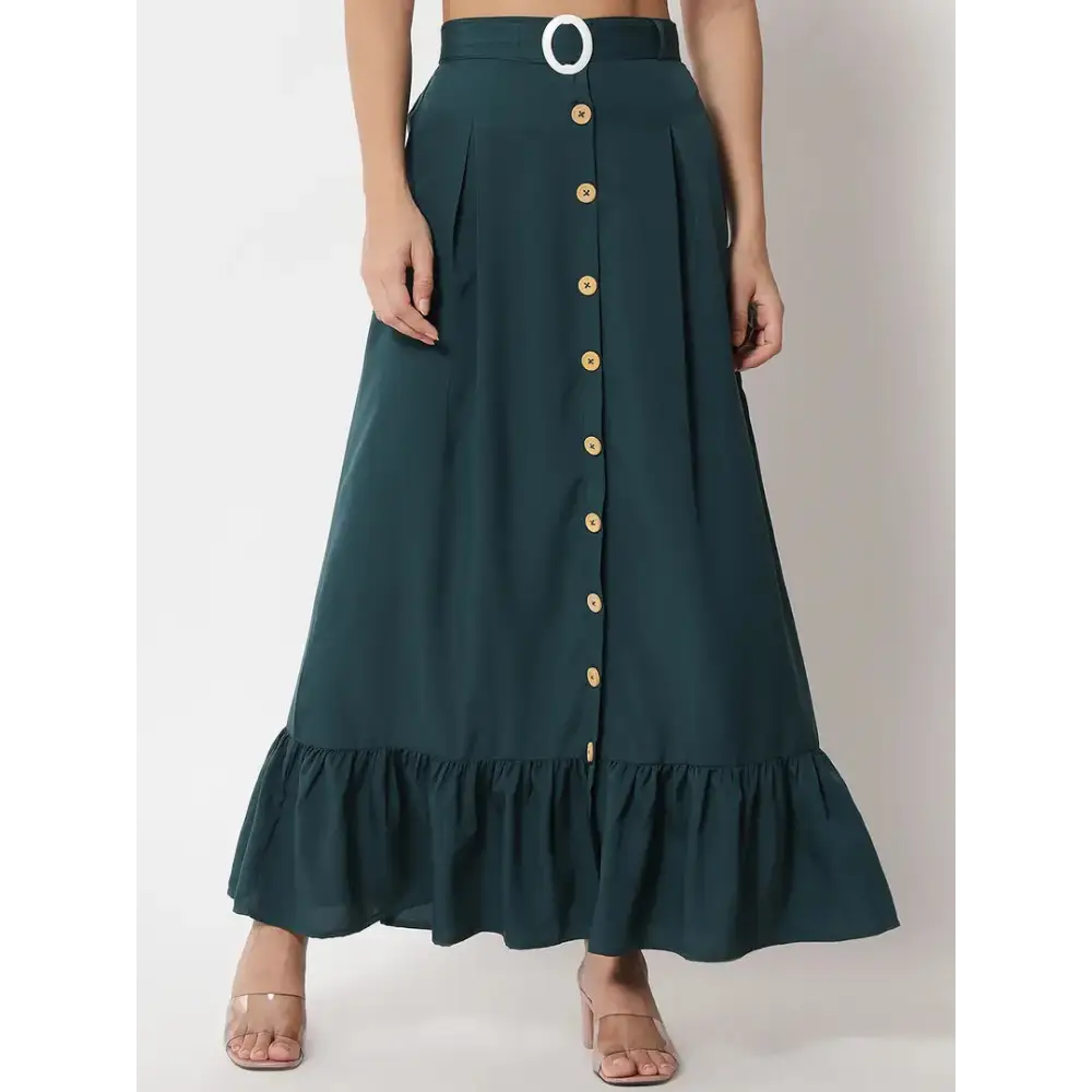 Women Crepe Skirt maxi skirt elegant