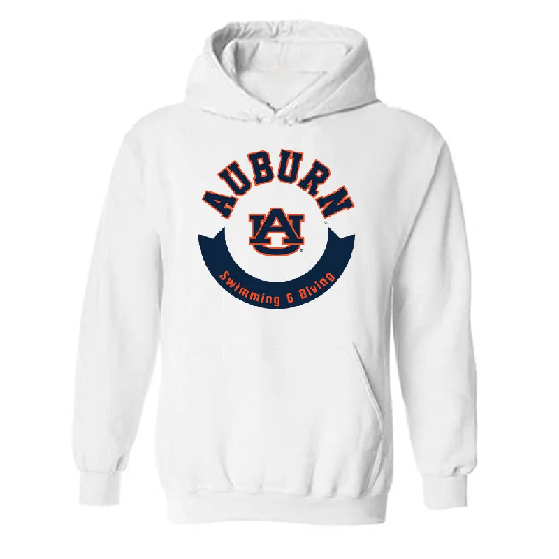 Auburn - NCAA Women's Swimming & Diving : Payton Marvin - Hooded Sweatshirt Generic Shersey Hoodie with Sequins Glamorous Eye-catching