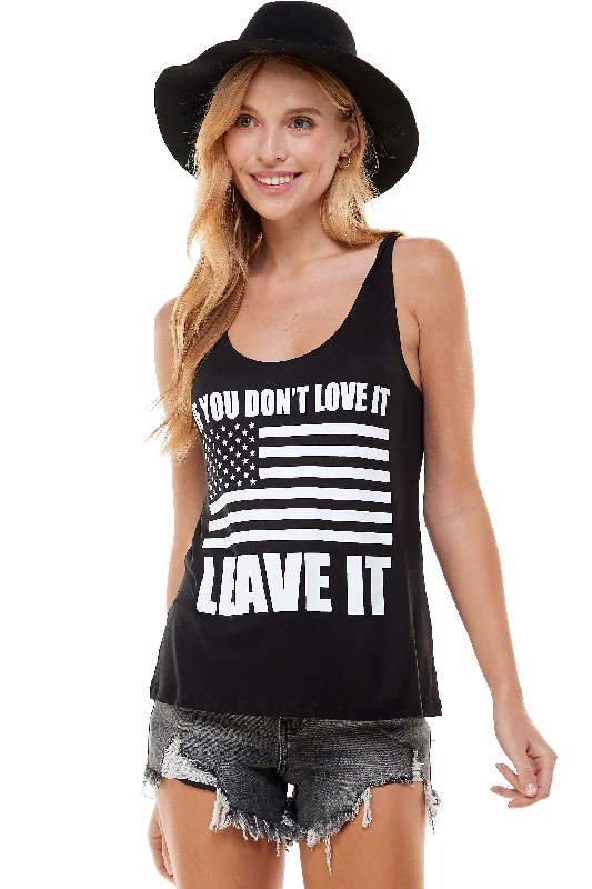 IF YOU DON'T LOVE IT LEAVE IT TANK TOP bright tank top