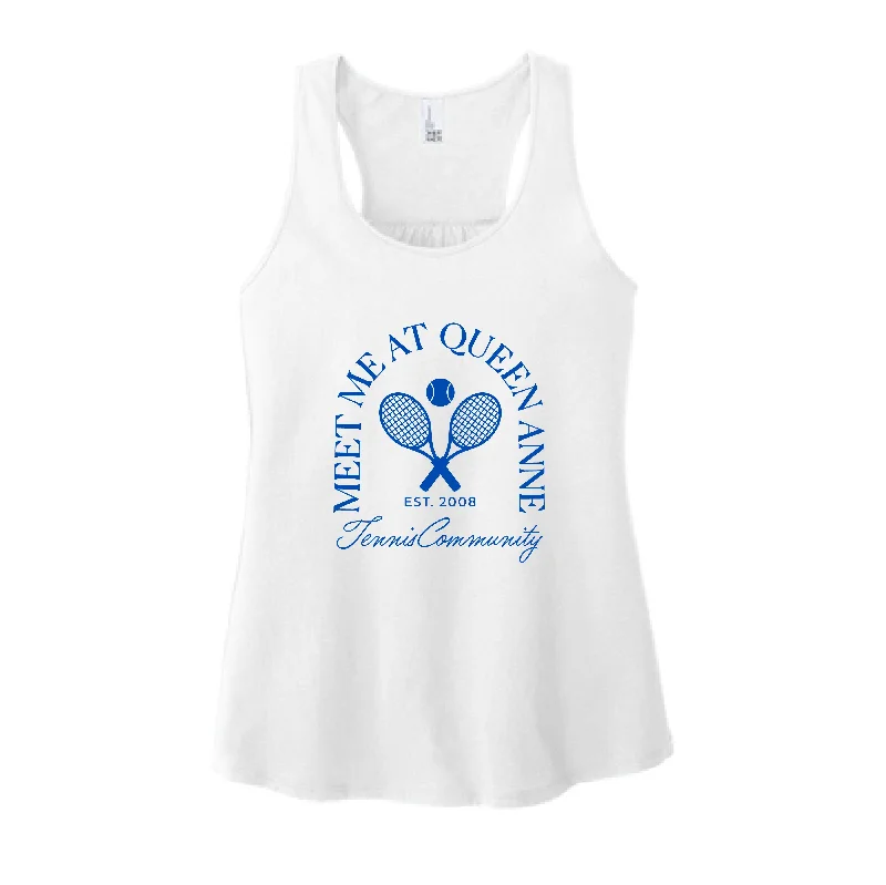 The Meet Me at Queen Anne | White Tank white tank top