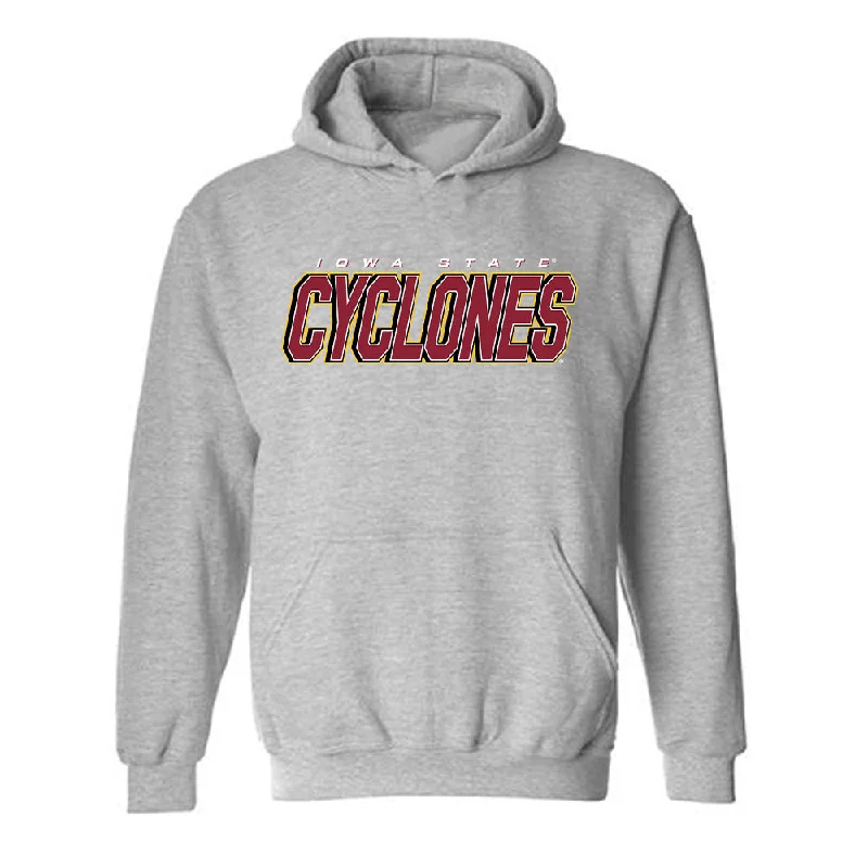 Iowa State - NCAA Women's Track & Field : Kailynn Gubbels - Classic Shersey Hooded Sweatshirt Hoodie with Longline Fit Extended Stylish