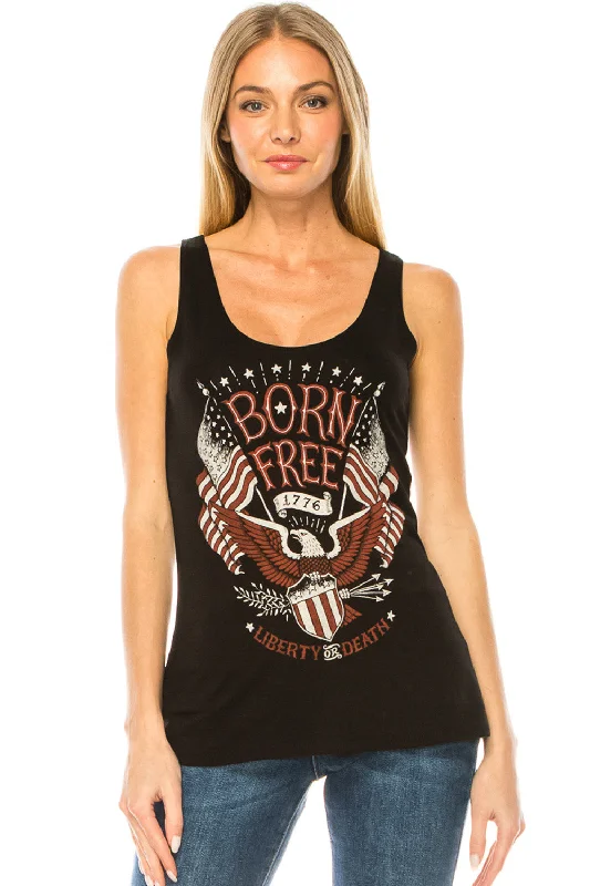 BORN FREE TANK TOP slim fit tank