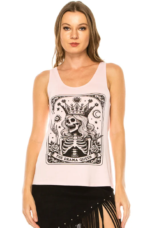 THE DRAMA QUEEN TANK TOP summer tank top