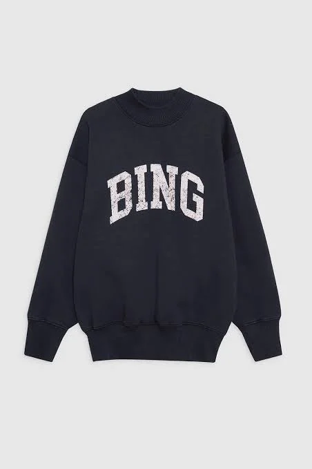 BRADIE SWEATSHIRT BING - NAVY Hoodie with Logo Branding Identity