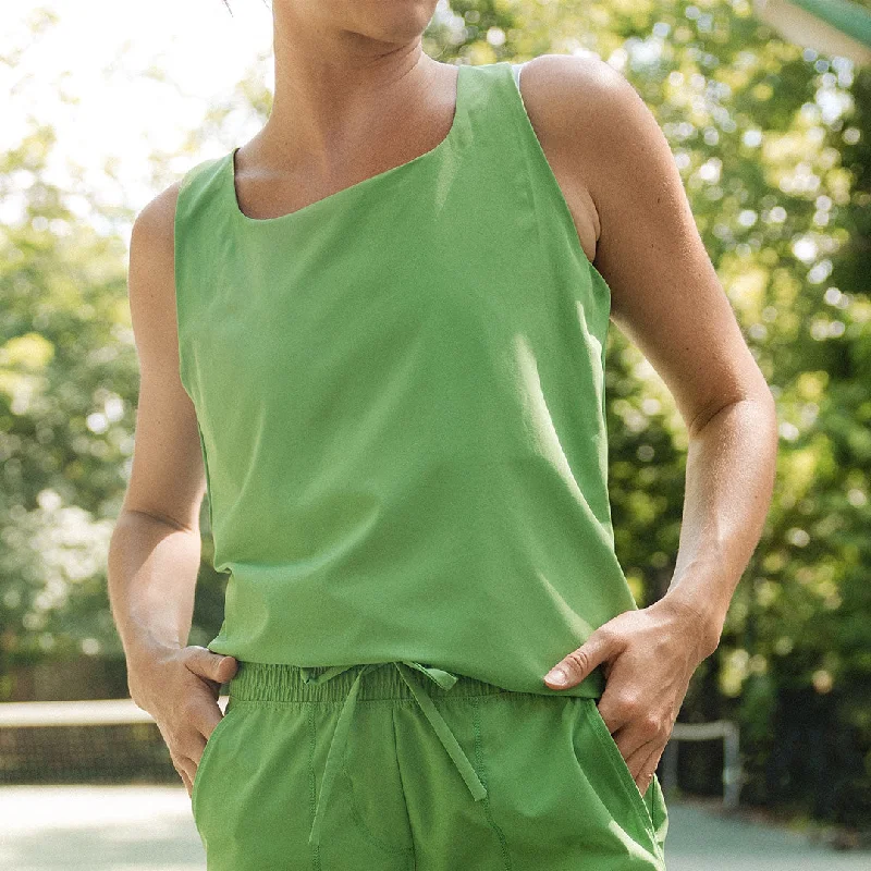 Ad-In Tank, Tennis Green sage tank top