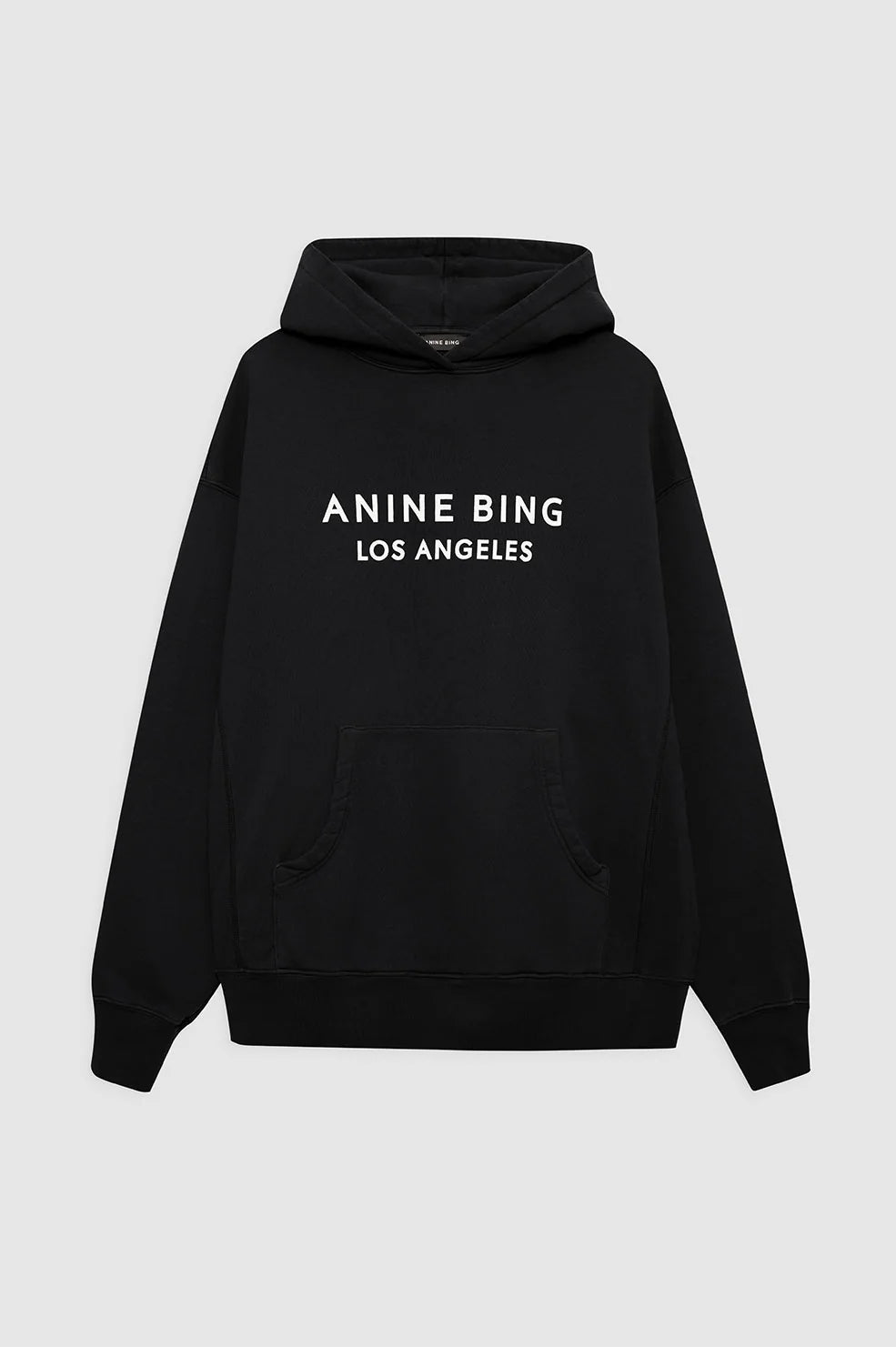 ALTO HOODIE ANINE BING - BLACK Hoodie Crop Top Short Trendy