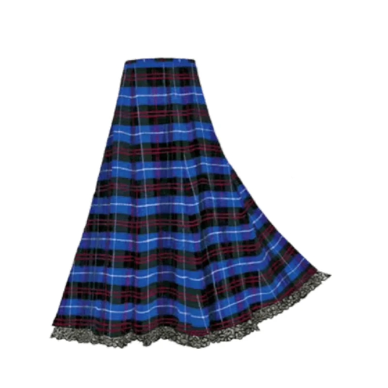 Lacy Flannel Skirt lightweight skirt design