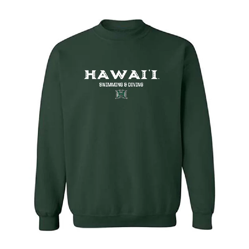 Hawaii - NCAA Women's Swimming & Diving : Camille Radosavljevic - Classic Shersey Crewneck Sweatshirt Hoodie with Full-Zip Functional Layering