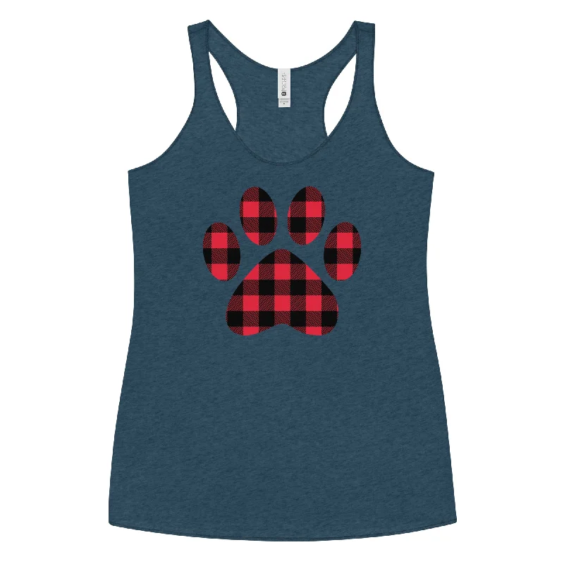 Gingham Paw Print Tank Top sexy tank top