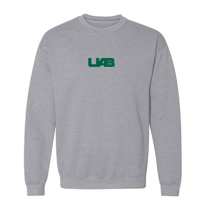 UAB - NCAA Women's Track & Field : Annika Huff - Crewneck Sweatshirt Hoodie with Back Slit Movement Comfort