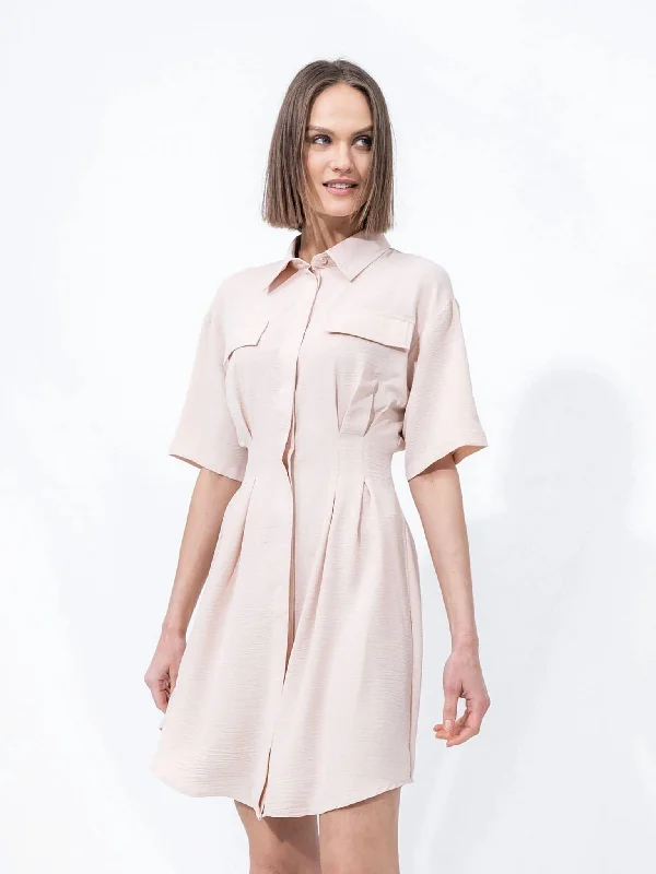 Γυναικείο φόρεμα ONLMETTE 2/4 SHORT UTILITY DRESS 15265005 | 15265005 Off-the-shoulder Chic Trendy