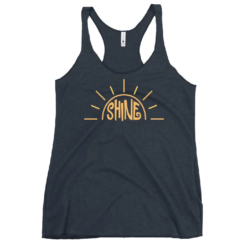 Shine Tank charcoal tank top