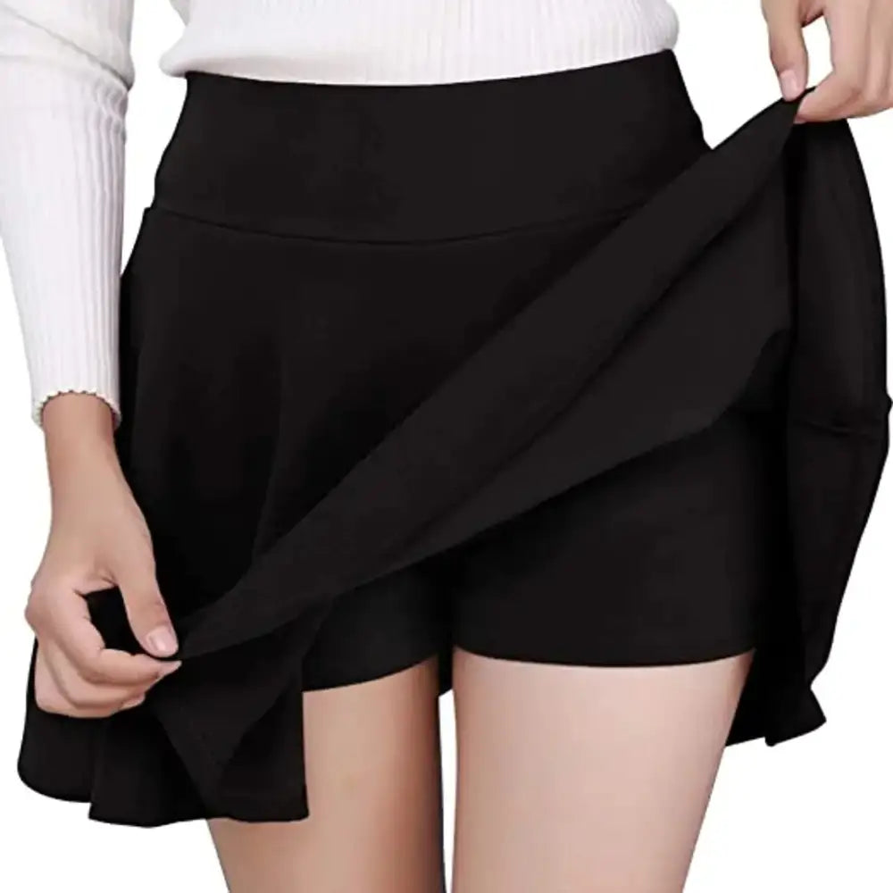 Inner Black Skirt chiffon skirt airy