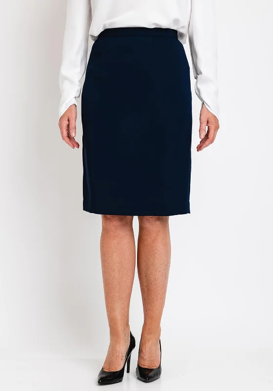 Christina Felix Classic Pencil Skirt, Navy corduroy skirt comfortable