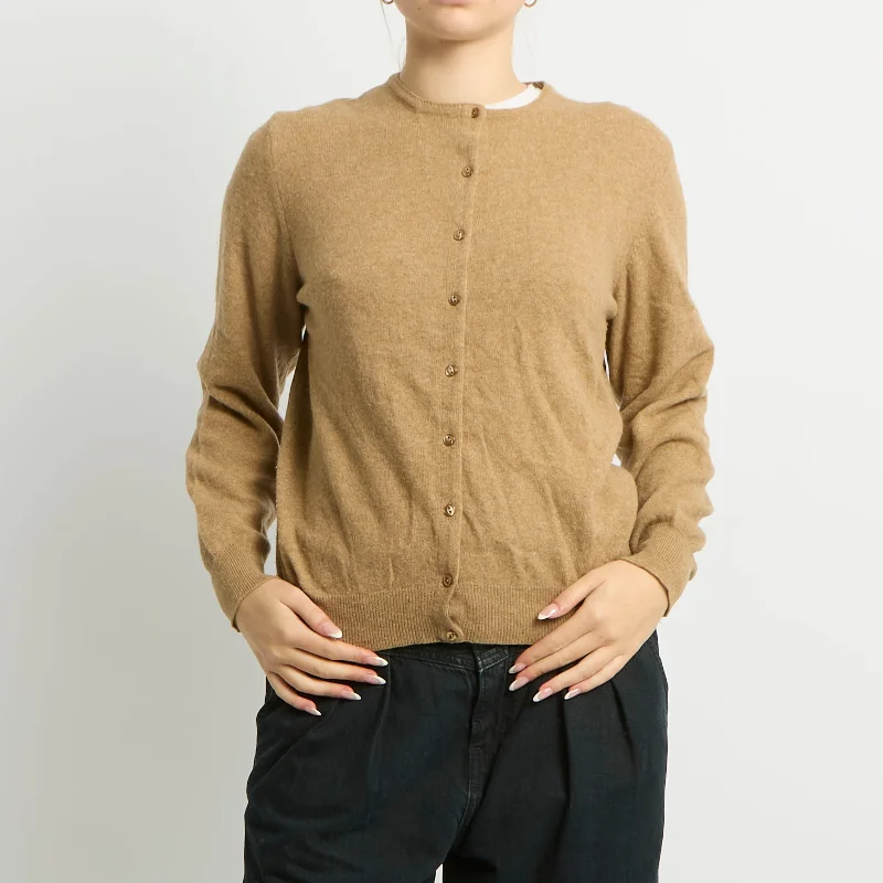 Fine Knit Cardigan - UK 14 Fitted Loose Oversized