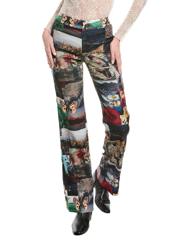 Alice + Olivia Livi Trouser Pant Trousers Silk Elegant