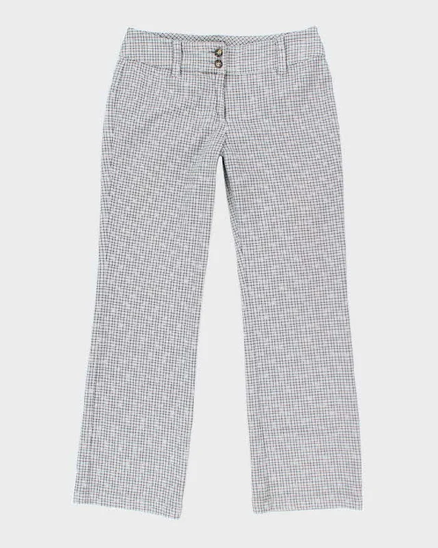 BCBG Max Azria Checked Trousers - W30 L28 Trousers Essential Wardrobe