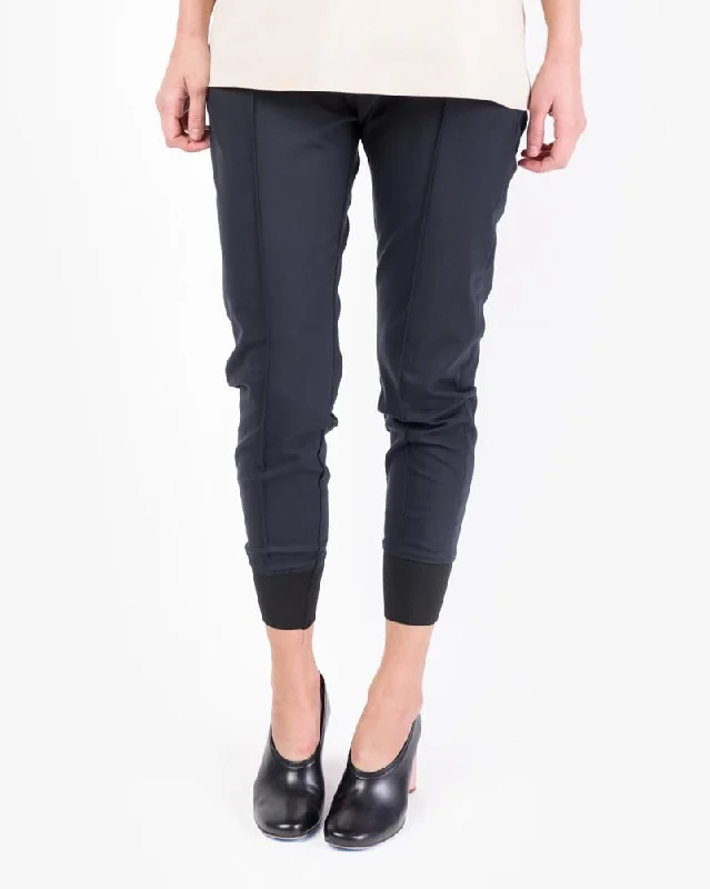 Krissy Cuff Trouser in Dark Navy Trousers luxurious high-end