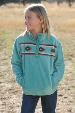 Girl's Fleece Pullover by Cinch Halter Neck Top