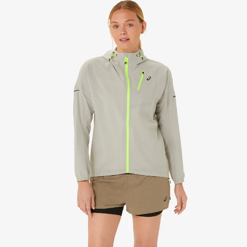 Asics - Fujitrail Waterproof Jacket - Femme Striped Jacket Polka Dot Jacket Floral Jacket