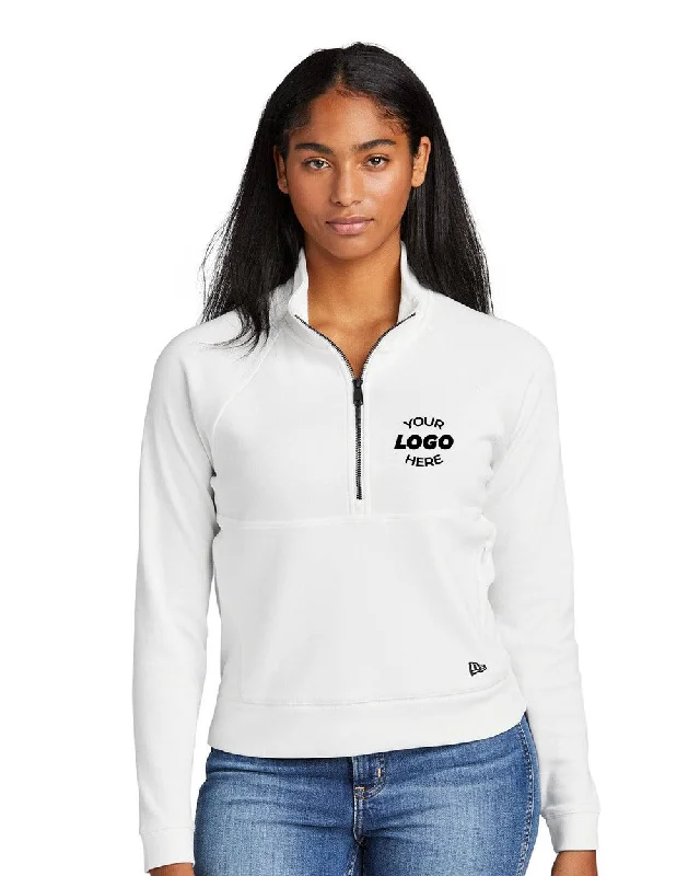 New Era Ladies STS 1/2-Zip Pullover LNEA541 Oblong Neck Pullover