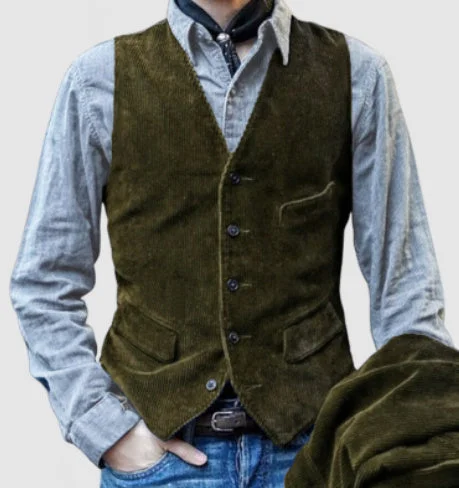 Army Green Waistcoat