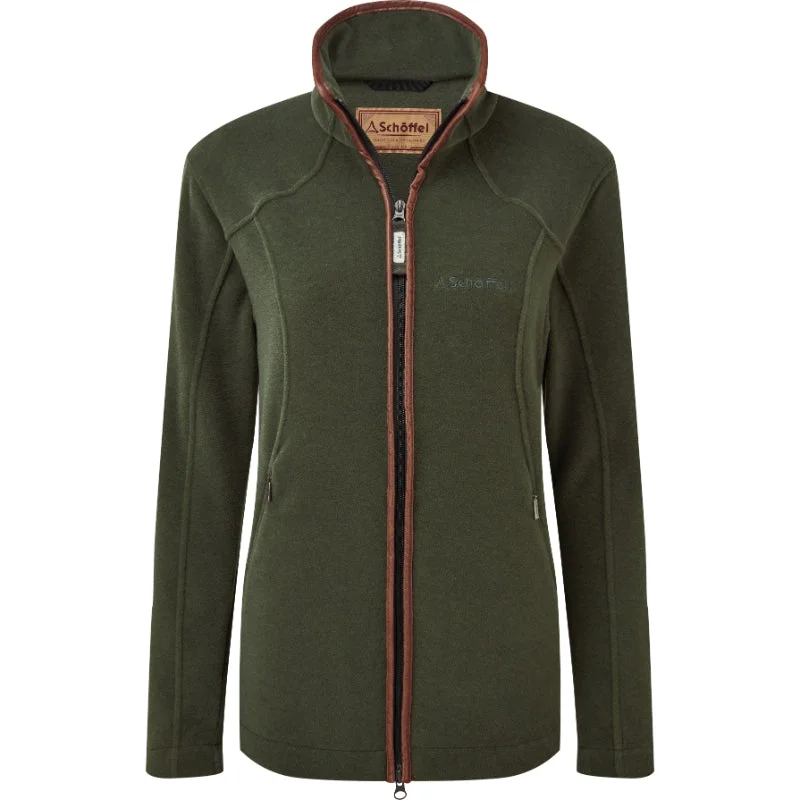 Schoffel Burley Ladies Fleece Jacket - Forest Fleece Jacket Down Jacket Parka