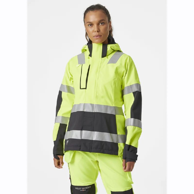 Helly Hansen 71294 Women's Luna Hi-Vis Waterproof Shell Jacket Satin Jacket Silk Jacket Chiffon Jacket