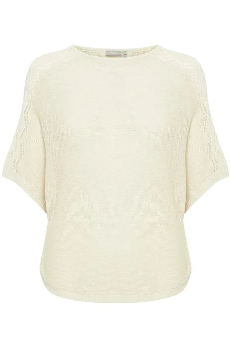 Fransa Bibi Pullover Notched Neck Pullover