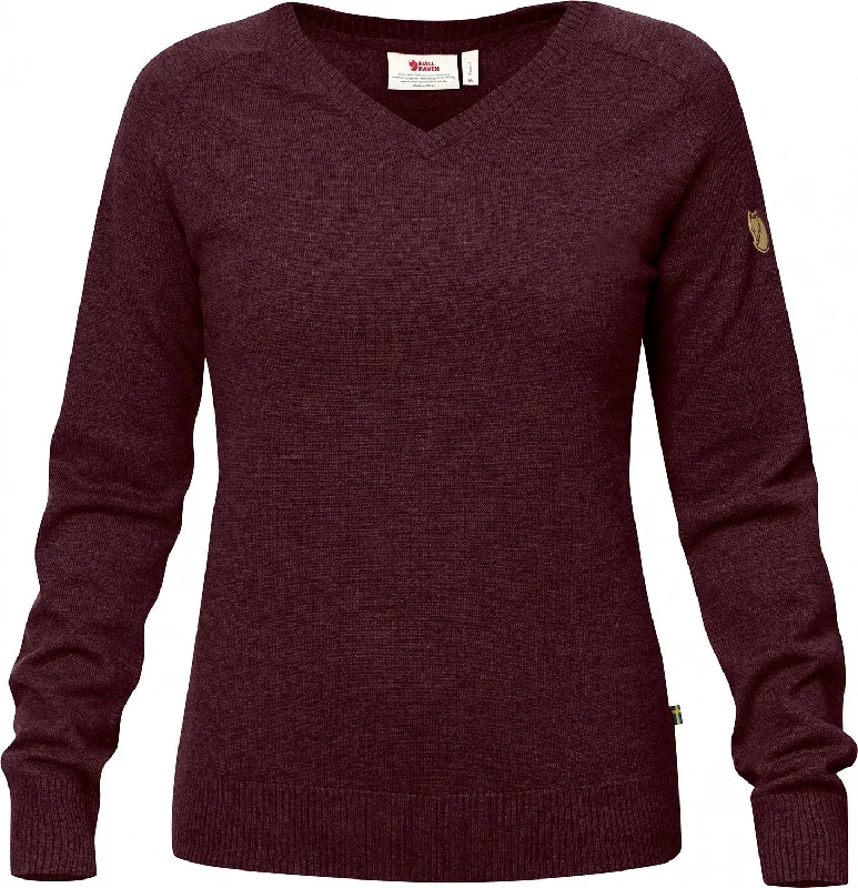 Sörmland V-Neck Sweater - Women's|-|Chandail col en V Sörmland Femme Chenille Brocade Lace