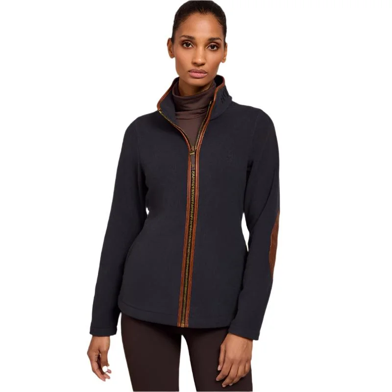 Holland Cooper Country Ladies Fleece Jacket - Ink Navy Anorak Shell Jacket Lightweight Jacket